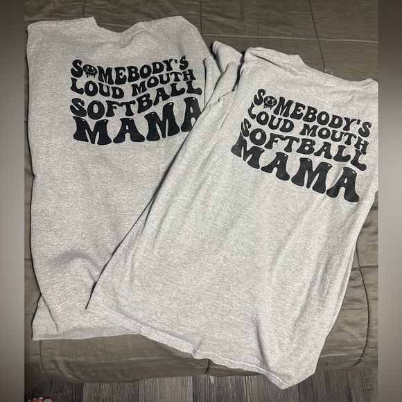Women’s Softball Mom Sweatshirt and T Shirt lot. - Picture 1 of 6